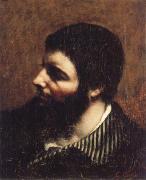 Gustave Courbet Self-Portrait with Striped Collar china oil painting reproduction